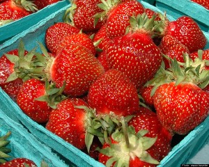 strawberries ビタミンCを多く含むいちご